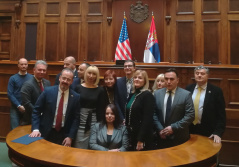18 December 2019 The members of the PFG with the US and the US Ambassador to Serbia 